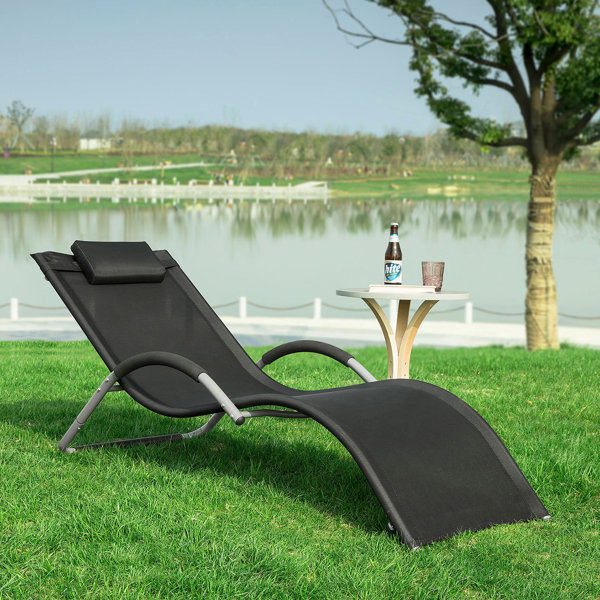 Dakota Fields 172Cm Long Single Sun Lounger with Cushions & Reviews
